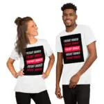 Freight Broker Short-Sleeve Unisex T-Shirt 3 unisex premium t shirt white front 605a212da0757