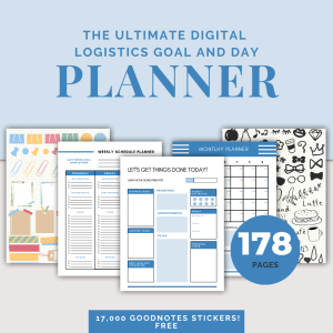 DIGITAL 2025 Logistics Day Planner!
