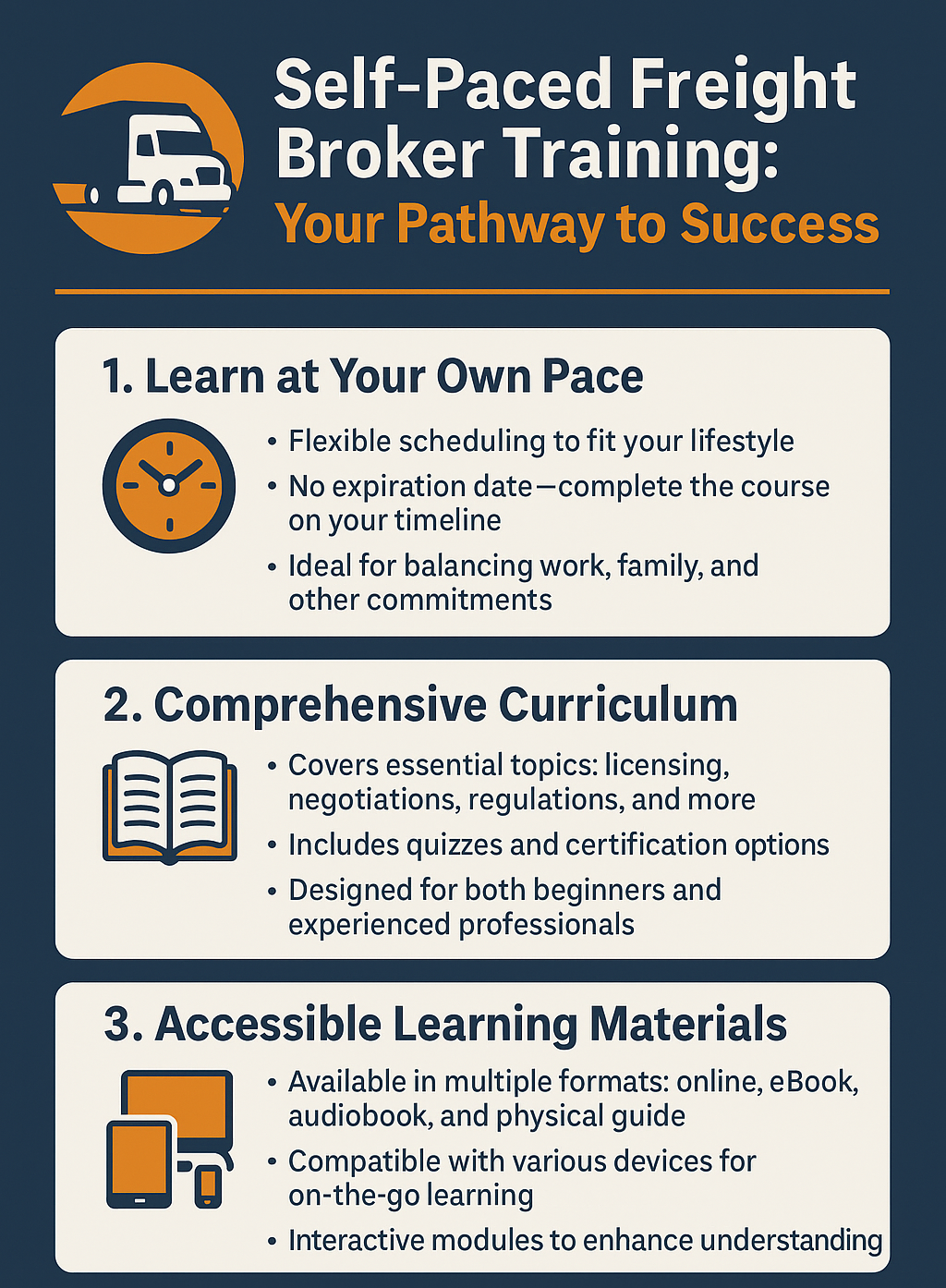 Self-Paced Freight Broker Training